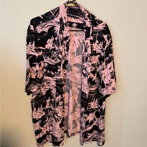 All Saints pink button up